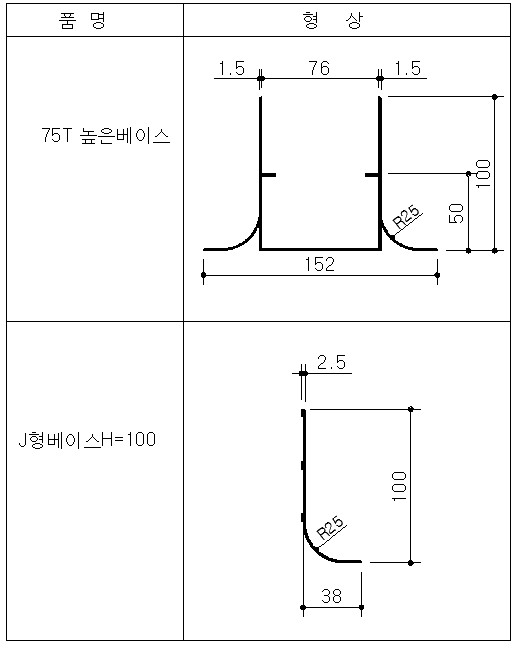 높은베이스75T,제이몰드